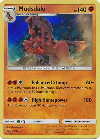 Mudsdale - 76/145 - Holo Rare