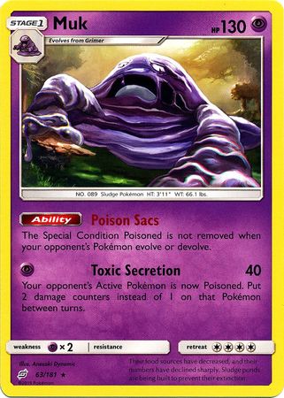 Muk - 63/181 - Rare