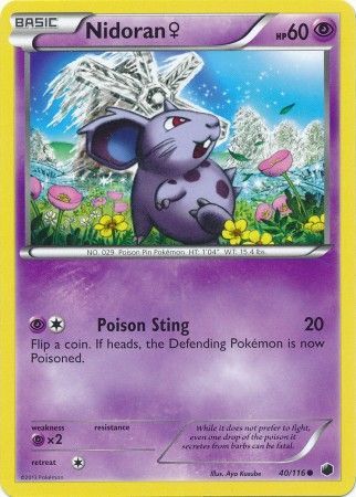 Nidoran - 40/116 - Common