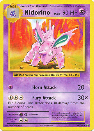 Nidorino - 44/108 - Uncommon