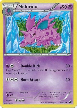 Nidorino - 44/116 - Uncommon