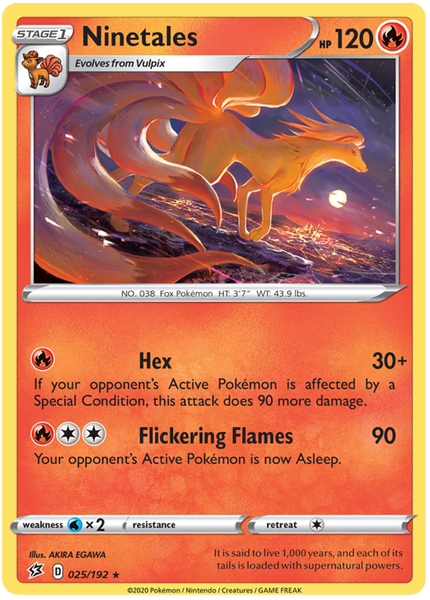 Ninetales - 25/192 - Rare