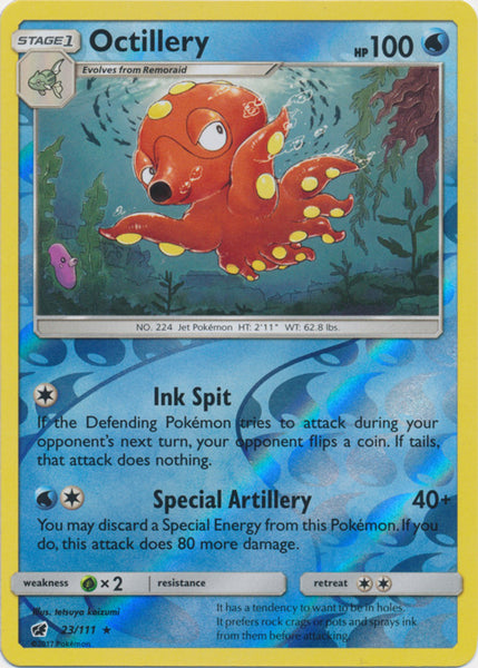 Octillery - 23/111 - Rare Reverse Holo