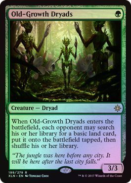 Old-Growth Dryads - 199/279 - Rare FOIL