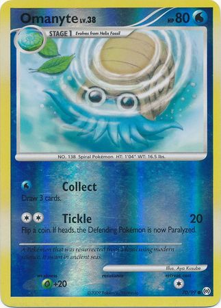 Omanyte - 70/99 - Common Reverse Holo