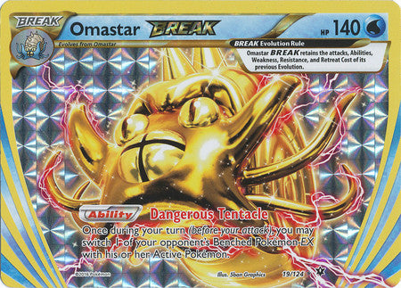 Omastar BREAK - 19/124 - Ultra Rare