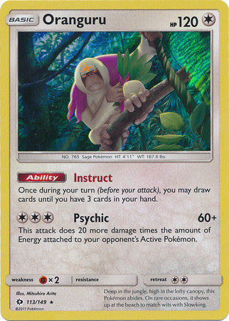 Oranguru - 113/149 - Holo Rare