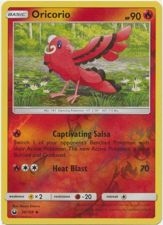 Oricorio - 30/168 - Uncommon Reverse Holo