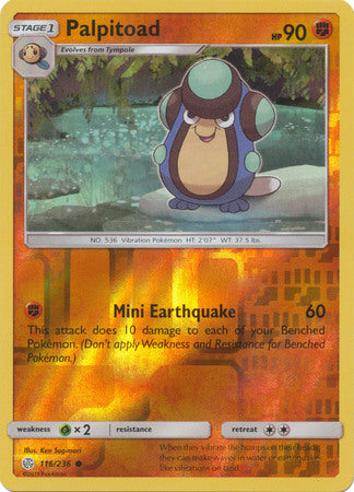 Palpitoad - 116/236 - Common Reverse Holo