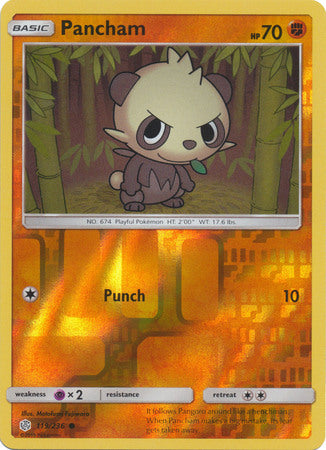 Pancham - 119/236 - Common Reverse Holo