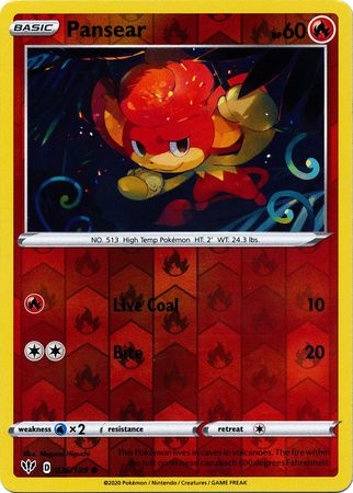 Pansear - 26/189 - Common Reverse Holo
