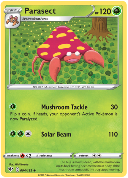 Parasect - 4/189 - Uncommon