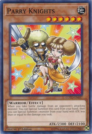 Parry Knights - COTD-EN037 - Common 1st Edition