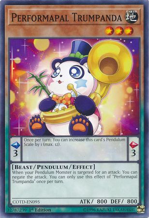 Performapal Trumpanda - COTD-EN095 - Common 1st Edition