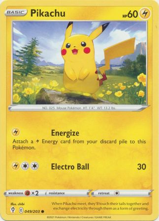 Pikachu - 49/203 - Common