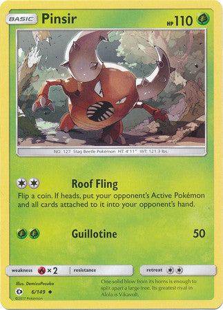 Pinsir - 6/149 - Uncommon
