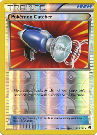 Pokemon Catcher - 105/122 - Uncommon Reverse Holo