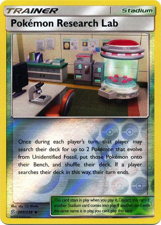Pokemon Research Lab - 205/236 - Uncommon Reverse Holo