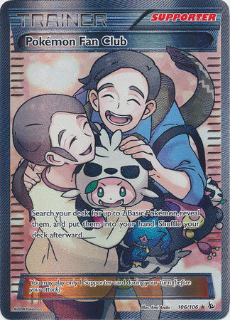 Pokemon Fan Club Full Art - 106/106 - Ultra Rare - Played