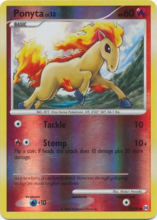 Ponyta - 72/99 - Common Reverse Holo