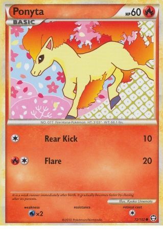 Ponyta - 72/102 - Common