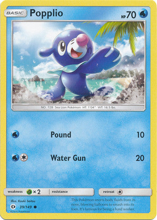 Popplio - 39/149 - Common