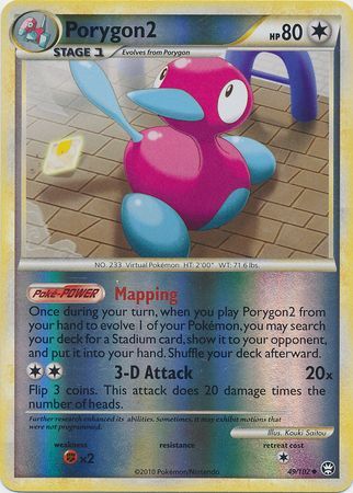Porygon2 - 49/102 - Uncommon Reverse Holo