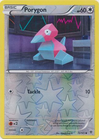Porygon - 72/101 - Common Reverse Holo