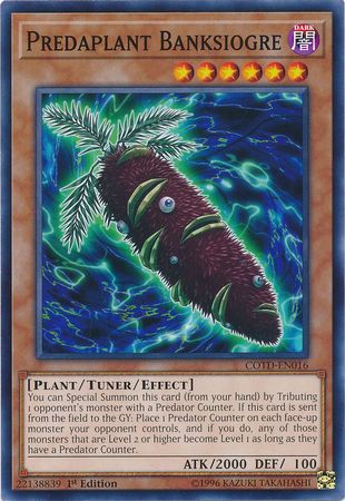 Predaplant Banksiogre - COTD-EN016 - Common 1st Edition