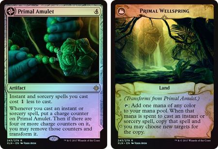 Primal Amulet / Primal Wellspring - 243/279 - Rare FOIL
