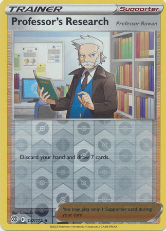 Professor's Research - 147/172 - Holo Rare Reverse Holo