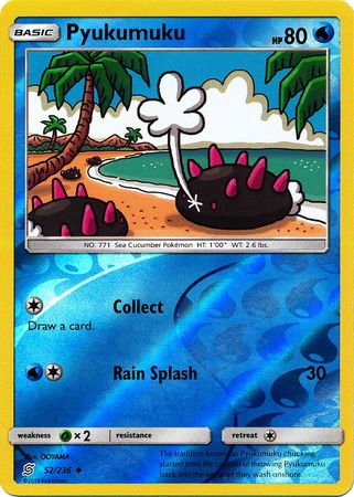Pyukumuku - 52/236 - Uncommon Reverse Holo