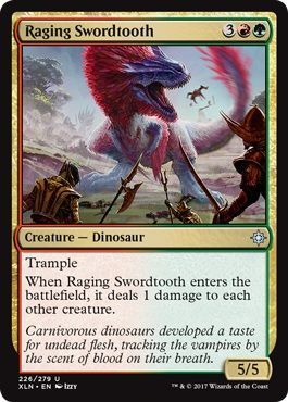 Raging Swordtooth - 226/279 - Uncommon