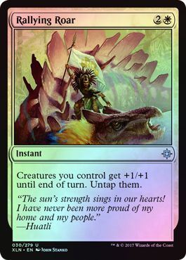 Rallying Roar - 30/279 - Uncommon FOIL