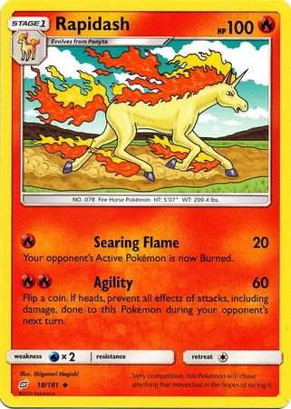 Rapidash - 18/181 - Uncommon