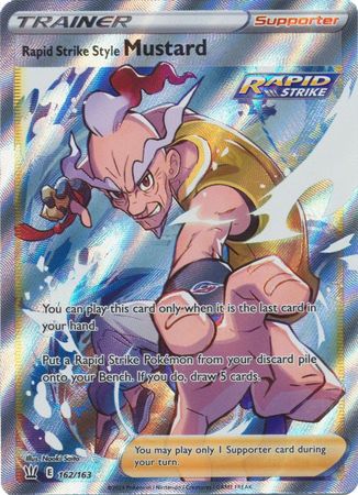 Rapid Strike Style Mustard Full Art - 162/163 - Ultra Rare