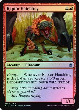 Raptor Hatchling - 155/279 - Uncommon FOIL