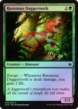 Ravenous Daggertooth - 202/279 - Common FOIL