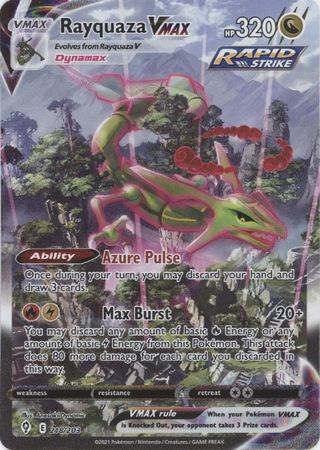 Rayquaza VMAX Secret Rare - 218/203 - Secret Rare