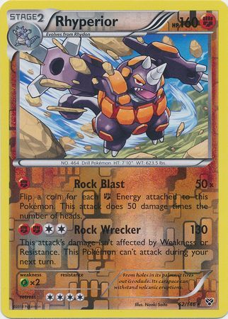 Rhyperior - 62/146 - Holo Rare Reverse Holo
