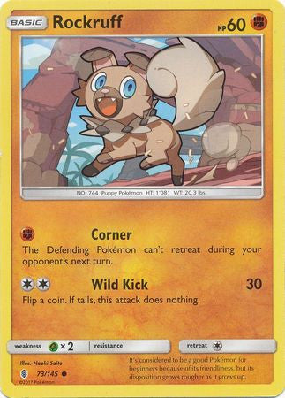 Rockruff - 73/145 - Common