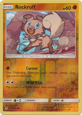 Rockruff - 73/145 - Common Reverse Holo