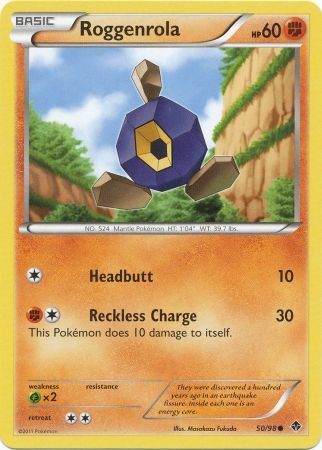 Roggenrola - 50/98 - Common