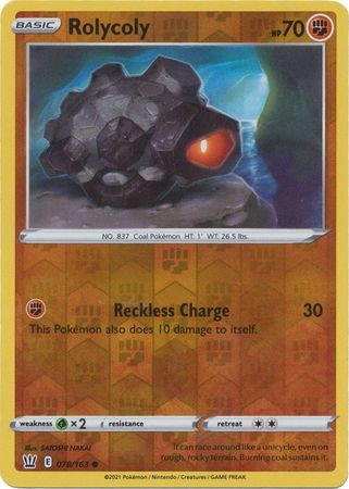 Rolycoly - 78/163 - Common Reverse Holo