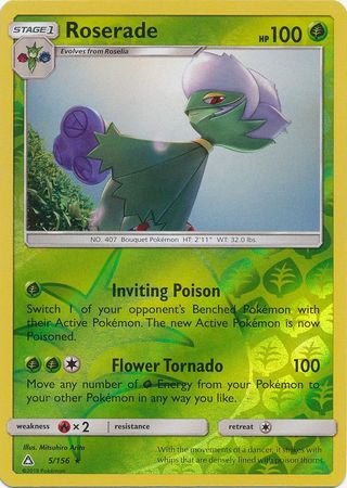 Roserade - 5/156 - Rare Reverse Holo
