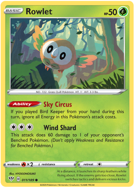 Rowlet - 11/189 - Common