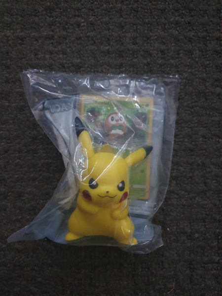 Rowlet - 1/12 - 2017 McDonald's Promo with Pikachu Toy - Unopened, Sealed