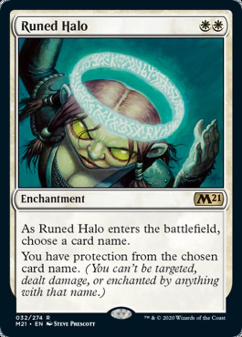 Runed Halo - 32/274 - Rare Foil
