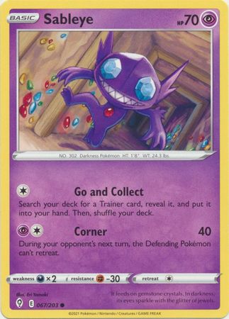 Sableye - 67/203 - Common