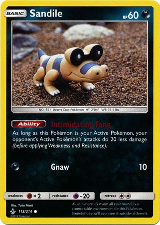Sandile - 113/214 - Common Reverse Holo
